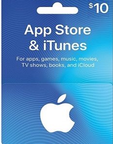 iTunes 10 USD Apple Store Credit