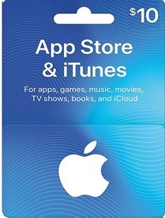 iTunes 10 USD Apple Store Credit
