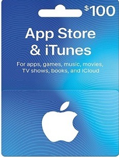 iTunes 100 USD Apple Store Credit