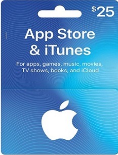 iTunes 25 USD Apple Store Credit