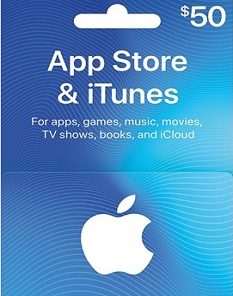 iTunes 50 USD Apple Store Credit