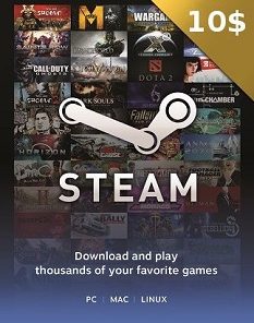 $10 Steam Game Card