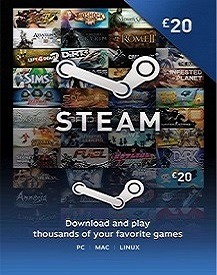 £20 GBP Steam Game Card