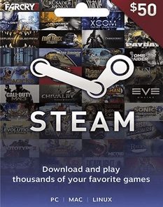 $50 Steam Game Card