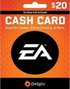 EA Origin Cash Card - 20 DOLLAR