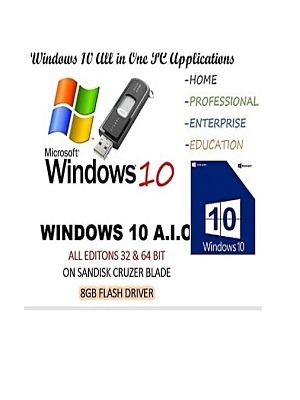 Windows Windows 10 (usb Drive) Home Pro Enterprise Upgrade Repair Install 32/64bit