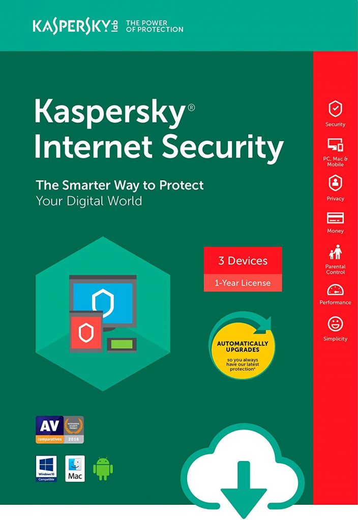 Kaspersky Internet Security 2018 | 3 Device | 1 Year