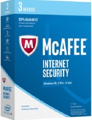 McAfee Internet Security 2018, 3 PC 1 Year