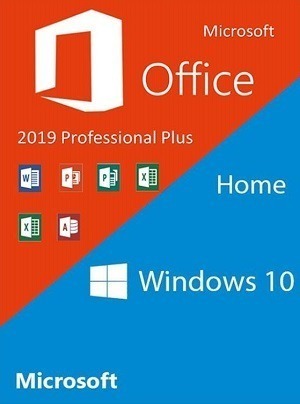 Windows10 Home Oem + Office 2019 Professional Plus Cd Keys Pack