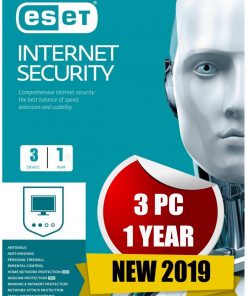 ESET NOD32 Internet Security 2019 3pc/1yr 365 Days Subscription