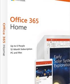 Microsoft Office 365 Home 5 PC/Mac 1 Year Subscription