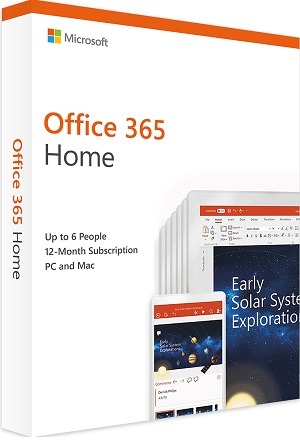 Microsoft Office 365 Home 5 PC/Mac 1 Year Subscription