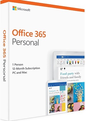 Microsoft Office 365 Personal 1 Year Subscription
